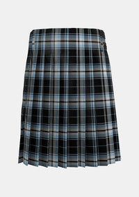 Traditional_Glasgow_Warriors_Tartan_kilt_11567_back_image_with_pleated_design_and_adjustable_buckles_for_men