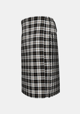 Traditional_Gleneagles_Tartan_kilt_left_image_with_pleated_design_and_adjustable_buckles_for_men