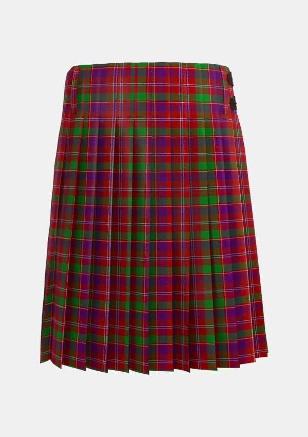 Traditional_Glenfinnan_Tartan_6243_kilt_back_image_with_pleated_design_and_adjustable_buckles_for_men