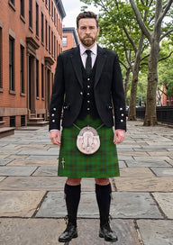 Traditional_Glenlivet_Tartan_193_Kilt_and_Argyle_Jacket_Kilt_Outfit_front_image