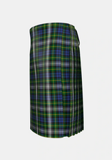Traditional_Gordon_Dress_2_Tartan_305_kilt_left_image_with_pleated_design_and_adjustable_buckles_for_men