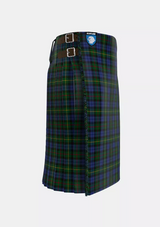 Traditional_Gow_Hunting_Tartan_1588_kilt_right_image_with_pleated_design_and_adjustable_buckles_for_men