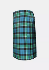 Traditional_Graham_of_Menteith_Ancient_Tartan_kilt_left_image_with_pleated_design_and_adjustable_buckles_for_men