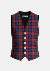 Traditional_Graham_of_Menteith_Red_Tartan_1053_Waistcoat_front_image