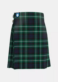 Traditional_Graham_of_Montrose_Modern_Tartan_kilt_front_image_with_pleated_design_and_adjustable_buckles_for_men
