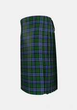 Traditional_Graham_of_Montrose_Tartan_746_kilt_left_image_with_pleated_design_and_adjustable_buckles_for_men