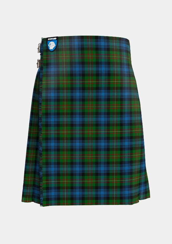 Traditional_Grant_1819_2_Tartan_311_kilt_front_image_with_pleated_design_and_adjustable_buckles_for_men