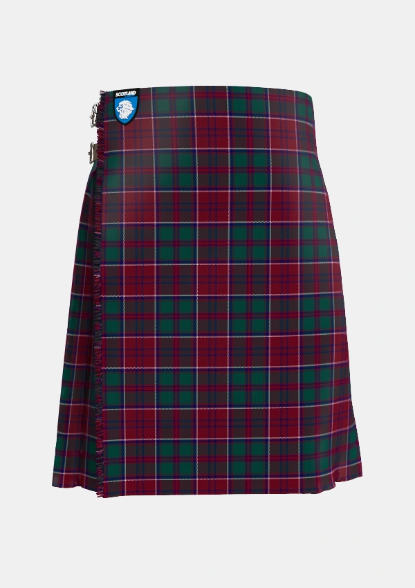 Traditional_Grant_of_Glenmoriston_Tartan_2887_kilt_front_image_with_pleated_design_and_adjustable_buckles_for_men