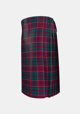 Traditional_Grant_of_Glenmoriston_Tartan_2887_kilt_left_image_with_pleated_design_and_adjustable_buckles_for_men