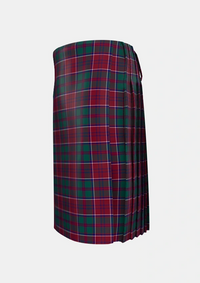 Traditional_Grant_of_Glenmoriston_Tartan_2887_kilt_left_image_with_pleated_design_and_adjustable_buckles_for_men