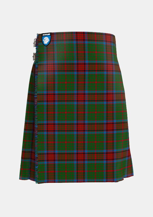 Traditional_Grant_of_Monymusk_Tartan_1497_kilt_front_image_with_pleated_design_and_adjustable_buckles_for_men