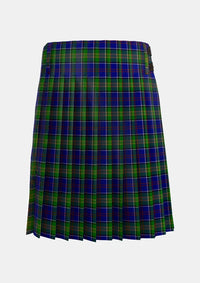 Traditional_Greene_Tartan_kilt_back_image_with_pleated_design_and_adjustable_buckles_for_men