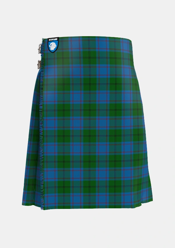 Traditional_Greenlaw_American_Tartan_5791_kilt_front_image_with_pleated_design_and_adjustable_buckles_for_men