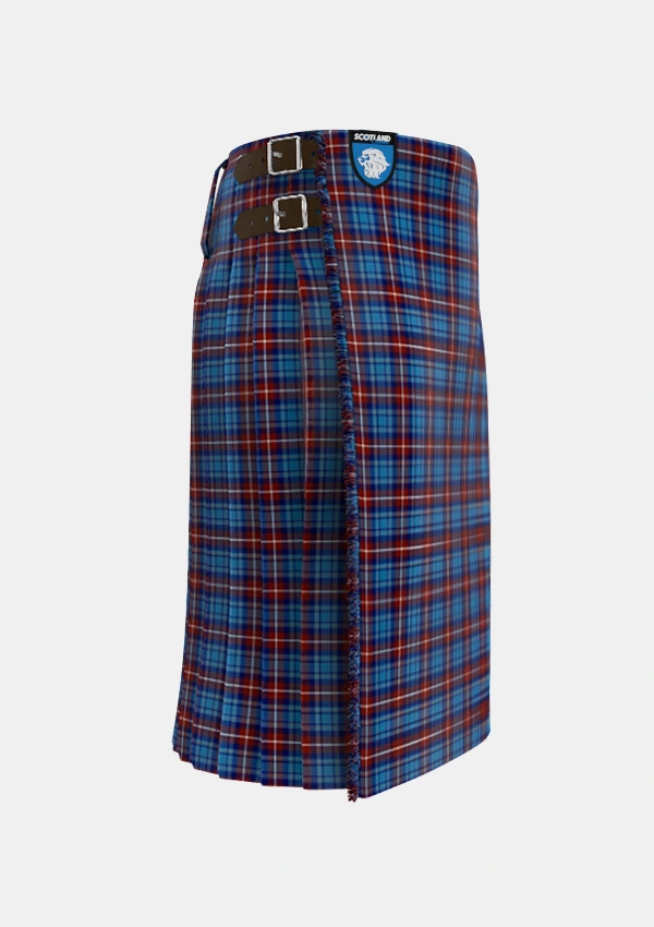 Traditional_Greer_Tartan_5117_kilt_right_image_with_pleated_design_and_adjustable_buckles_for_men