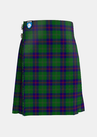 Traditional_Gretna_Green_Tartan_kilt_5119_front_image_with_pleated_design_and_adjustable_buckles_for_men
