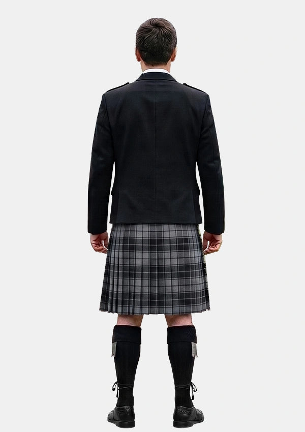 Traditional_Grey_Highlander_Tartan_Kilt_and_Argyle_Jacket_Kilt_Outfits_back_image