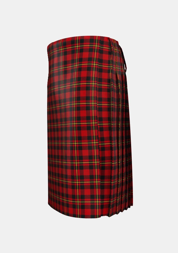 Traditional_Haig_Whisky_Tartan_kilt_1609_left_image_with_pleated_design_and_adjustable_buckles_for_men