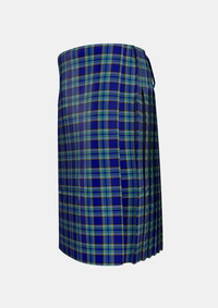 Traditional_Hall_tartan_11754_kilt_left_image_with_pleated_design_and_adjustable_buckles_for_men