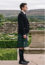 Traditional_Hamilton_Green_Hunting_Tartan_139_Kilt_and_Argyle_Jacket_Kilt_Outfit_right_image