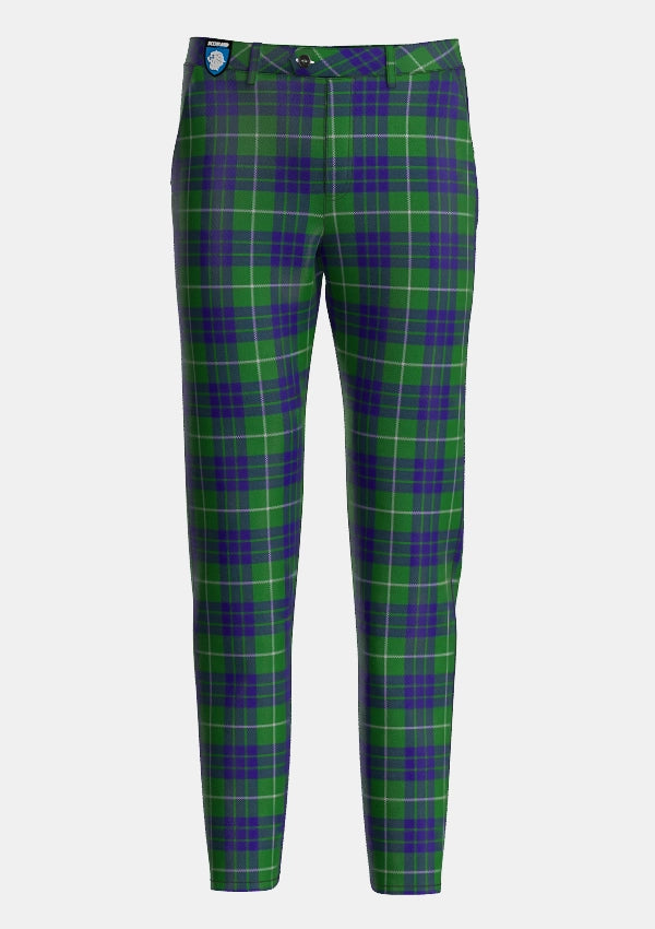 Traditional_Hamilton_Green_Hunting_Tartan_139_trouser_front_image