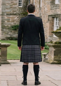 Traditional_Hamilton_Grey_Tartan_Kilt_and_Argyle_Jacket_Kilt_Outfit_back_image