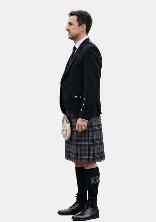 Traditional_Hamilton_Grey_Tartan_Kilt_and_Argyle_Jacket_Kilt_Outfits_left_image