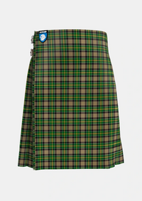 Traditional_Hamilton_of_Brandon_Tartan_5141_kilt_front_image_with_pleated_design_and_adjustable_buckles_for_men