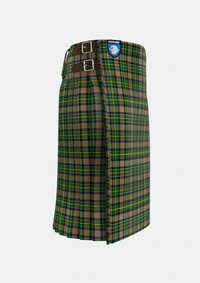 Traditional_Hamilton_of_Brandon_Tartan_5141_kilt_right_image_with_pleated_design_and_adjustable_buckles_for_men