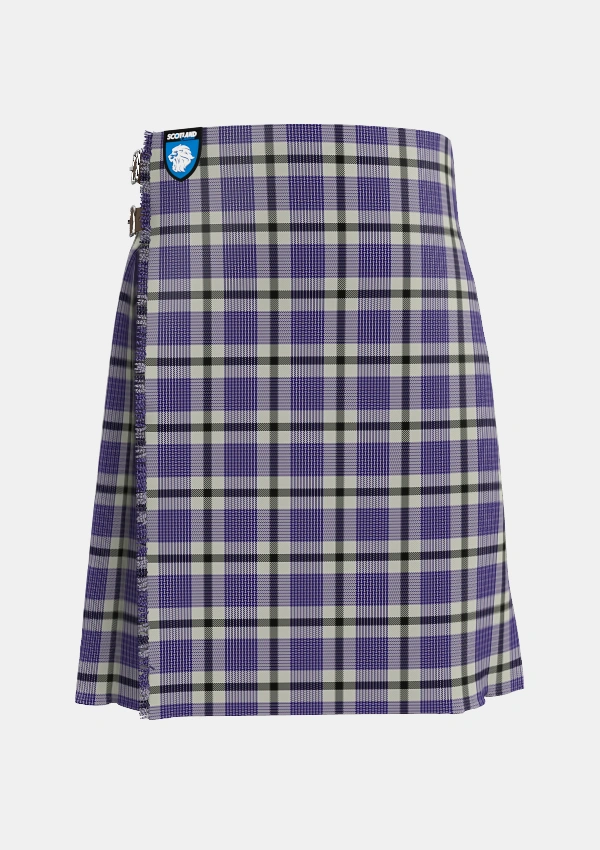 Traditional_Hanna_Bible_Personal_Tartan_619_kilt_front_image_with_pleated_design_and_adjustable_buckles_for_men