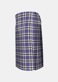 Traditional_Hanna_Bible_Personal_Tartan_619_kilt_left_image_with_pleated_design_and_adjustable_buckles_for_men