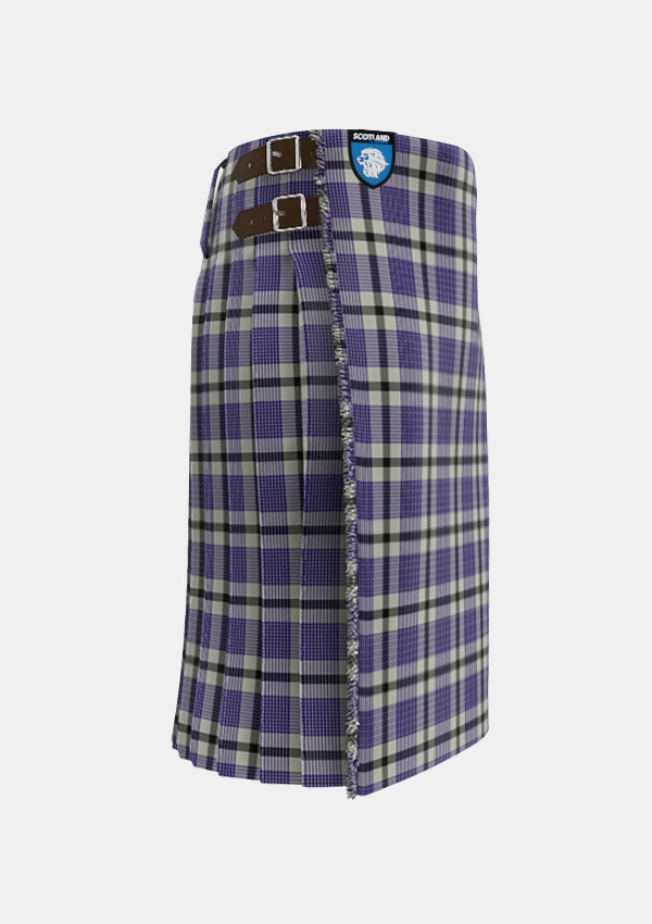 Traditional_Hanna_Bible_Personal_Tartan_619_kilt_right_image_with_pleated_design_and_adjustable_buckles_for_men