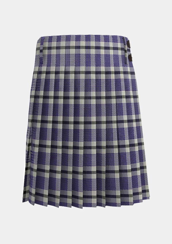 Traditional_Hanna_Tartan_kilt_619_back_image_with_pleated_design_and_adjustable_buckles_for_men