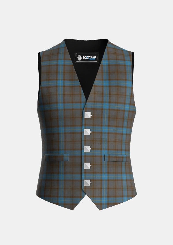 Traditional_Hanna_of_Leith_yellow_line_Tartan_5144_Waistcoat_front_image