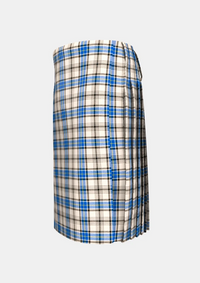 Traditional_Hannay_Tartan_kilt_left_image_with_pleated_design_and_adjustable_buckles_for_men