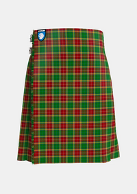 Traditional_Harper_tartan_kilt_front_image_with_pleated_design_and_adjustable_buckles_for_men
