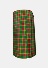 Traditional_Harper_tartan_kilt_left_image_with_pleated_design_and_adjustable_buckles_for_men