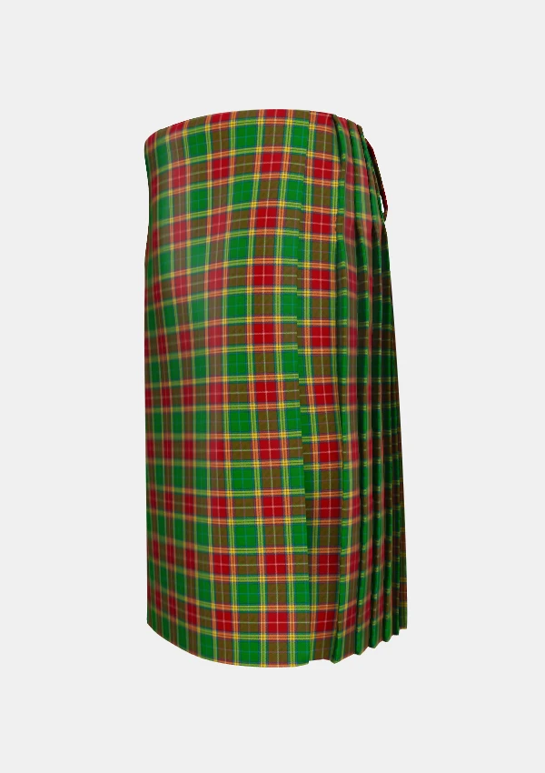 Traditional_Harper_tartan_kilt_left_image_with_pleated_design_and_adjustable_buckles_for_men