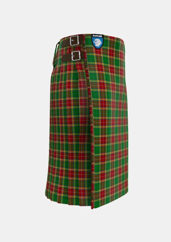 Traditional_Harper_tartan_kilt_right_image_with_pleated_design_and_adjustable_buckles_for_men