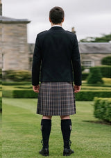 Traditional_Harris_Mist_tartan_13674_Kilt_and_Argyle_Jacket_Kilt_Outfit_back_image