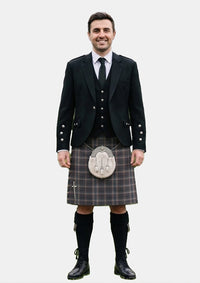 Traditional_Harris_Mist_tartan_13674_Kilt_and_Argyle_Jacket_Kilt_Outfits_front_image