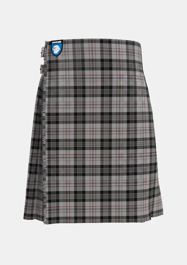Traditional_Harris_tartan_5159_front_image_with_pleated_design_and_adjustable_buckles_for_men