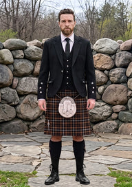 Traditional_Harry_Potter_Tartan_14435_Kilt_and_Argyle_Jacket_Kilt_Outfit_front_image