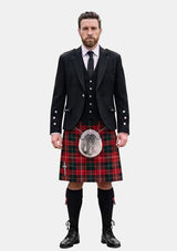 Traditional_Harvie_Tartan_1177_Kilt_and_Argyle_Jacket_Kilt_Outfits_front_image