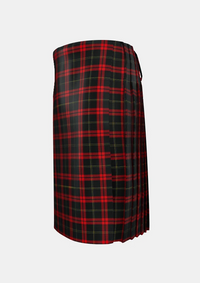 Traditional_Harvie_Tartan_kilt_left_image_with_pleated_design_and_adjustable_buckles_for_men
