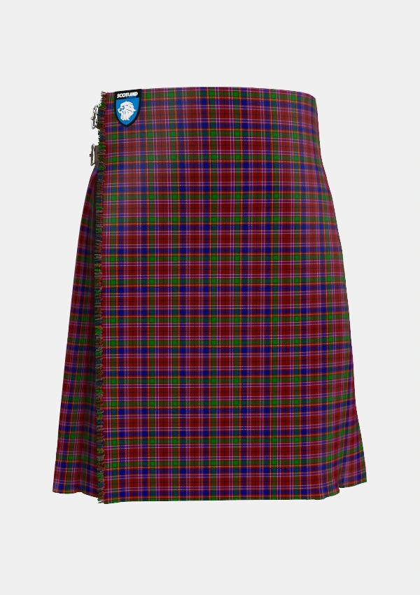 Traditional_Haughdale_Tartan_5162_kilt_front_image_with_pleated_design_and_adjustable_buckles_for_men
