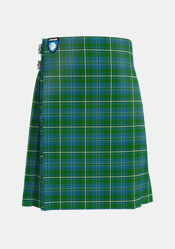 Traditional_Hay_Hunting_Tartan_2712_kilt_front_image_with_pleated_design_and_adjustable_buckles_for_men