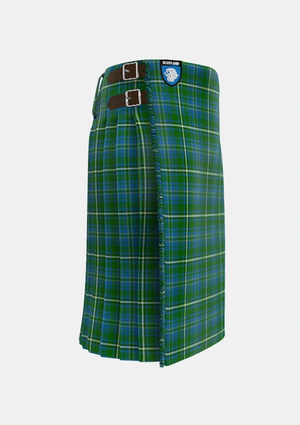 Traditional_Hay_Hunting_Tartan_2712_kilt_right_image_with_pleated_design_and_adjustable_buckles_for_men