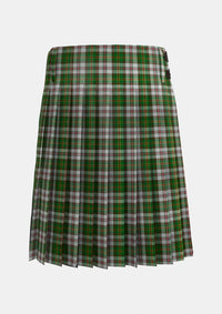 Traditional_Hay_White_Dress_Tartan_1556_kilt_back_image_with_pleated_design_and_adjustable_buckles_for_men