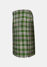 Traditional_Hay_White_Dress_Tartan_1556_kilt_left_image_with_pleated_design_and_adjustable_buckles_for_men