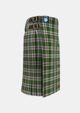 Traditional_Hay_White_Dress_Tartan_1556_kilt_right_image_with_pleated_design_and_adjustable_buckles_for_men
